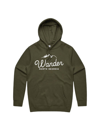 Unisex Classic Logo Hoodie - Army